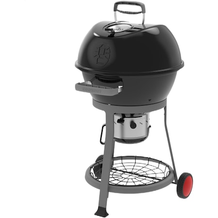 Coleman Cookout Charcoal Kettle Grill w/ 380-Sq. In. Total Cooking Surface, Black CO-600CG