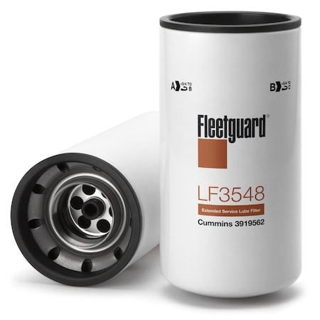 Fleetguard Oil Filter Cellulose Spin On LF3548