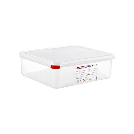 Araven Food Pan With Airtight Lid 2/3 Size 4" D 03469