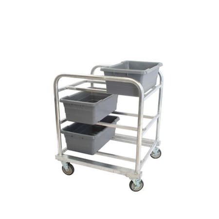 Daphnes Dinnette Heavy Duty Aluminum 6 Lug Carts - 35 x 27.5 x 31.25 in. DA3131786