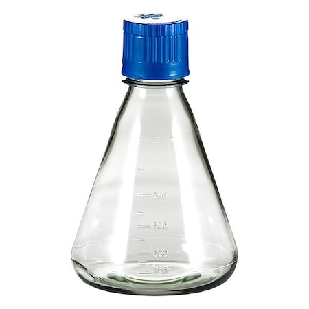 Zoro Select Erlenmeyer Flask , 156 mm H, PK48 FPC0500S