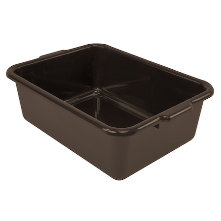 Quantum Storage Systems BUS/UTILITY TUB 21in x 15in x 7in, FLAT BOTTOM PP BROWN FSB-21157BN