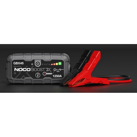 Noco Car Battery Jump Starter, 1250A Portable 12V Lithium, 6.5L Gas/4.0L Diesel, GBX45 806256
