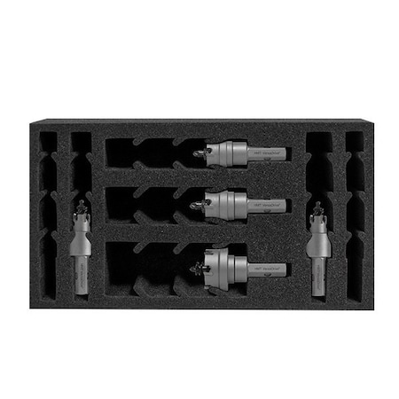 Holemaker Technology HMT Versadrive TCT Sheetcutter Holesaw InsertFoam Set - 9/16, 5/8, 3/4, 7/8, 1 in 101050-INSET2