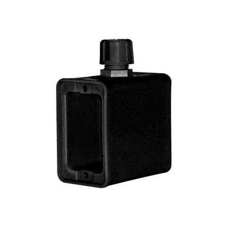 Ericson Electrical Box, Outlet Box Type, 1 Gang, Thermoplastic Elastomer, Rectangular Shape 6129B