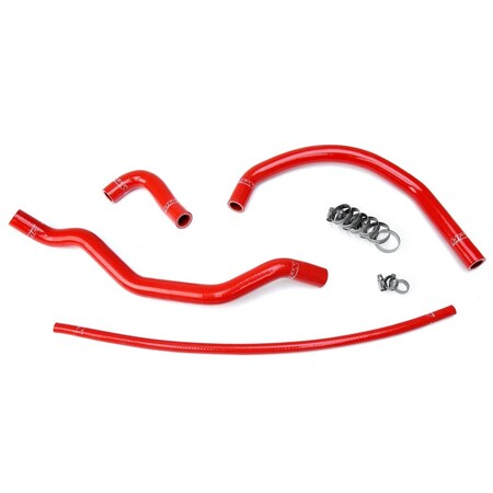 Hps Performance High Temp Reinforced Silicone Radiator Coolant Hose Kit, Red, 57-1348-RED