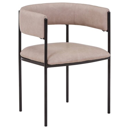 Leisuremod Cyril Collection Modern Chair in Taupe CDC22TP