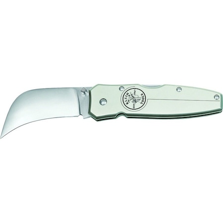 Klein Tools Lockback Knife 2-5/8-Inch Hawkbill Blade, Aluminum Handle 44006