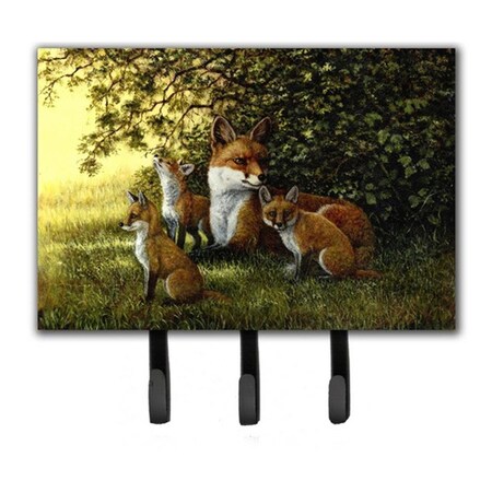 Carolines Treasures Foxes Resitng Under the Tree Leash or Key Holder BDBA0382TH68