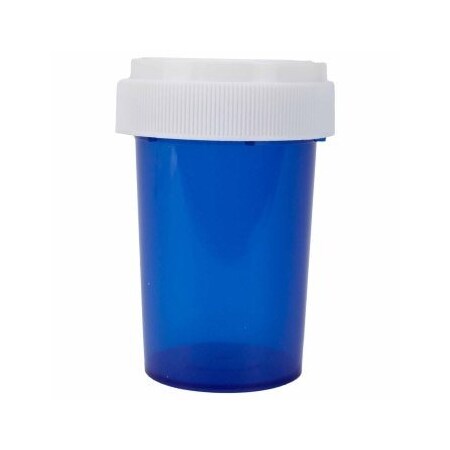 Oasis Blue Prescription Vial, 20 Dram, Reversible Cap, 270PK VIAL20D-BRC