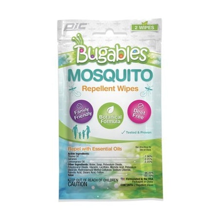 Pic Mosq Repellent Wipe, 2PK TM-WIPE