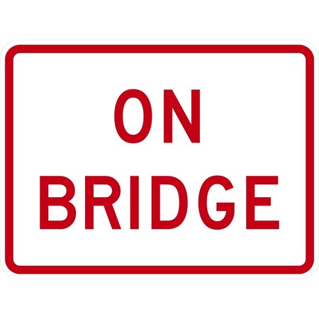 Lyle On Bridge, 24x18, High Intensity Prismatic, White G-12074-HI_24x18