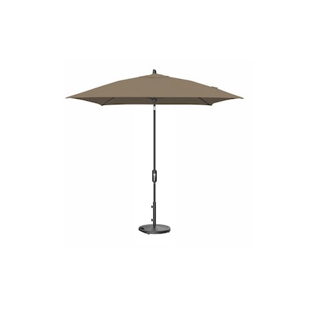 Treasure Garden 7.5 ft Square Patio Umbella, aluminum, fiberglass ribs, outdoor, Taupe UM847SQ-09 5461 Taupe