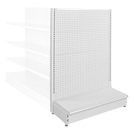 Specialty Store Services End Cap, Wht, 54 in H, 36 in W 1393W