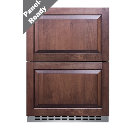 Summit Appliance 24 in Wide 2-Drawer Refrigerator-Freezer SPRF34D