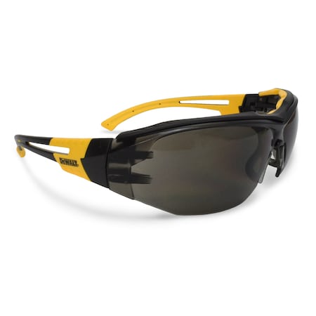 Dewalt Safety Glasses, Smoke Lens, Black Frame, 1 PR DPG108-2D
