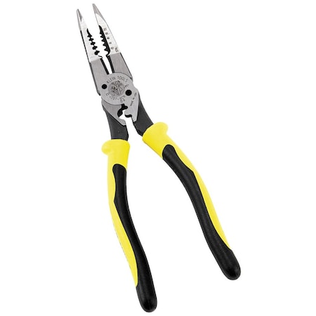 Klein Tools Pliers, All-Purpose Needle Nose Pliers with Crimper, 8.5-Inch J207-8CR