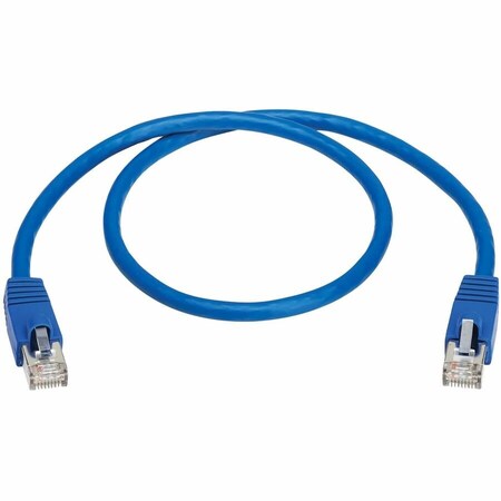 Eaton Tripp Lite Series Cat8 40G Snagless SSTP Ethernet Cable RJ45 M/M, PoE, Blue, 2 ft. 0.6 m N272-F02-BL