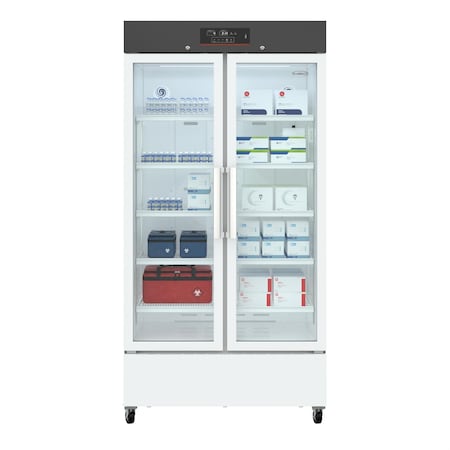 Koolmore 27 cu.ft. Medical Vaccine Refrigerator for Pharmacy and Laboratory w/ Multi-Level Emergency Alarms KM-PHR-27C