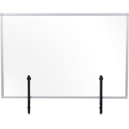 Mastervision Protector Glass Aluminum Desktop 40.9 X 27.6 GL34019101