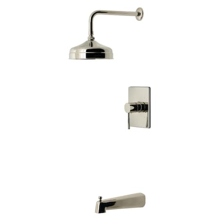 Kingston Brass Single-Handle Pressure Balanced Tub and Shower Faucet, Polished Nickel KB6346DL