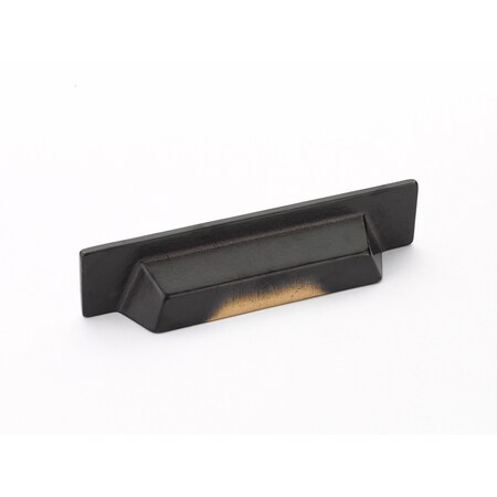 Schaub 96 mm Center to Center Vinci Cup Pull Antique Bronze Finish 816-AZ