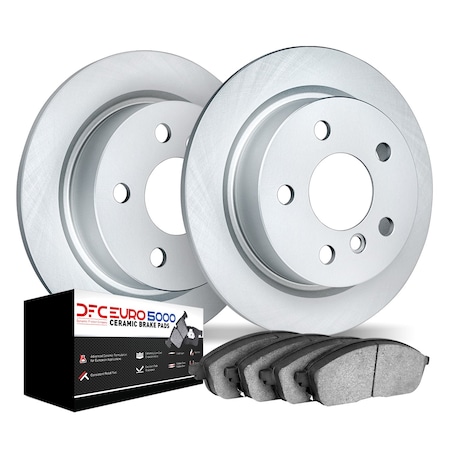 Dynamic Friction Co DFC GEOMET Rotors with EURO 5000 Ceramic Brake Pads 9602-73014