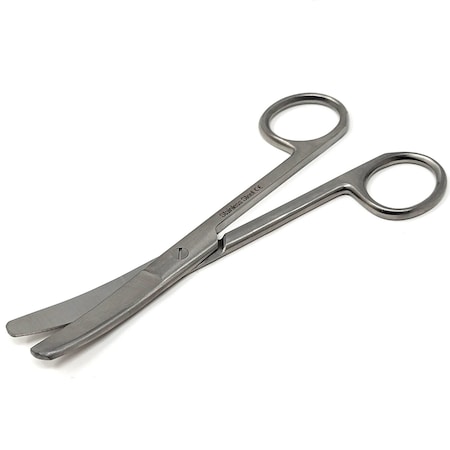 A2Z Scilab Lab Scissors 5.5 inches Blunt/Blunt Curved Blades, Stainless Steel A2Z-ZR-112S