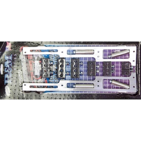 Backseat 1102-90S Vertical Style Spark Plug Wire Loom for Big Block Chevy, Satin BA1389170