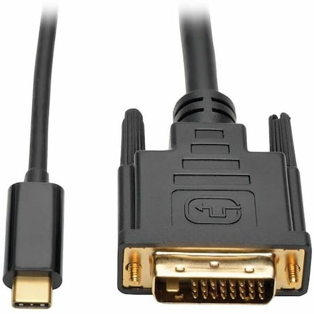 Tripp Lite USB C TO DVI ADAPTER CABLE CONVERTER 1080P M/M THUNDERBOLT 3 COMPATIBLE, USB TYP U444-006-D