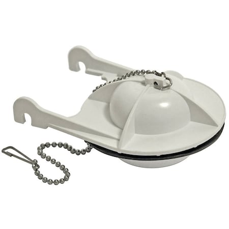 Danco Toilet Tank Flapper, Plastic, White, For: American Standard Cadet 3 Toilets 10764