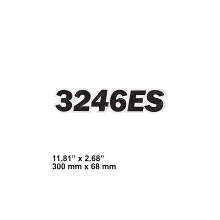 Jlg REPLACEMENT DECAL, MODEL 3246ES 1001099923