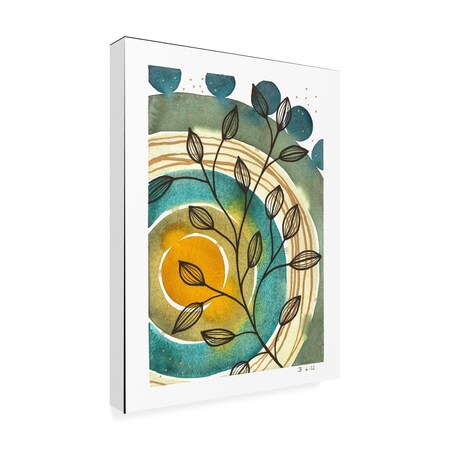 Trademark Fine Art Outdoor Canvas Art Jocelyn Benford 'Ripple' Wall Art for Patios, or Gardens GRL01849-OC3547WR