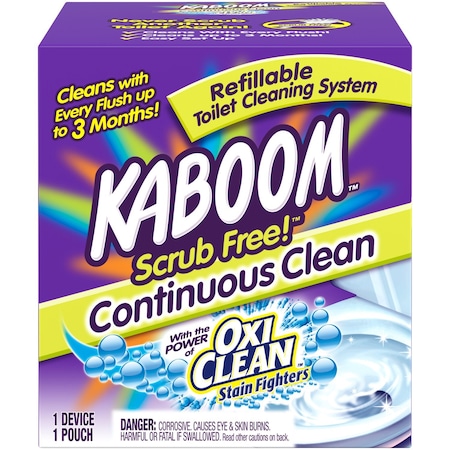 Kaboom Scrub Free Clean Scent Toilet Bowl Cleaner 1.38 oz Tablet 35113