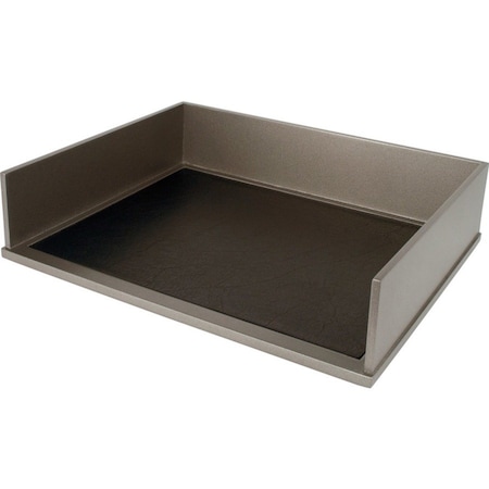 Victor Stacking Letter Tray, Silver, Silver, 13.2" W, 3.1" H, 10.6" D S1154