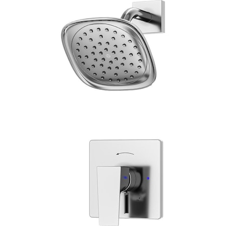 Symmons Verity Single Handle Wall Mounted Shower Trim Kit with Diverter Lever (Valve Not Included) 2.0 GPM S4991TRM