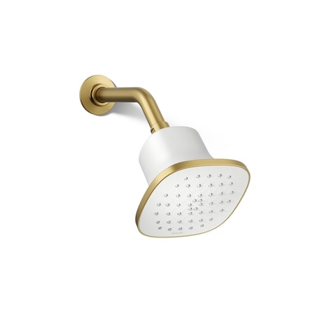 Kohler Cinq Square single-function filtered showerhead, 1.75 gpm 37722-G-2MB