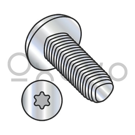 Oxoxo 1/4-20X5/8 6 Lobe Pan Taptite Alternative Thread Rolling Screw Fully Thrd Zinc Bake & Wax, 4000PK 524008