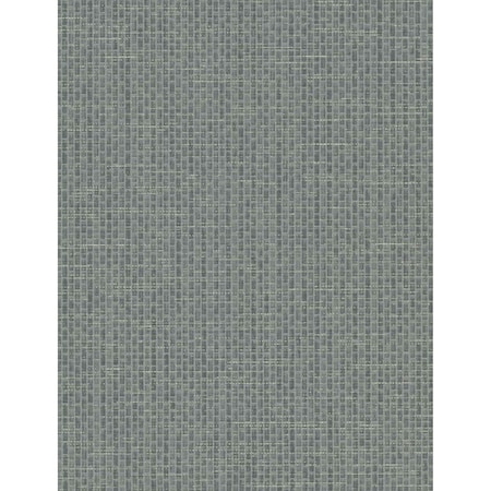 York Wallcoverings Petite Metro Tile Blue Wallpaper  TD1049N