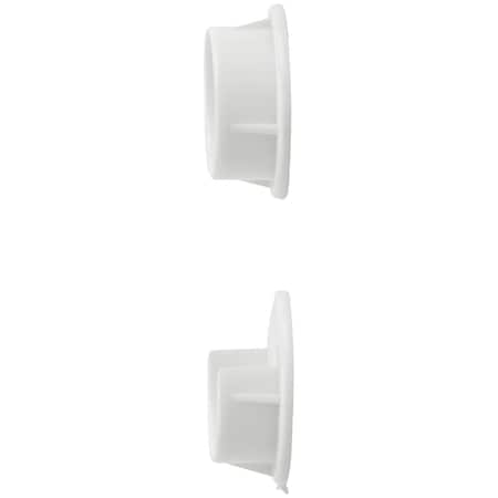 National Hardware 1-3/8'' Wht Plastic Closet Rod Socket, 2PK N154-567