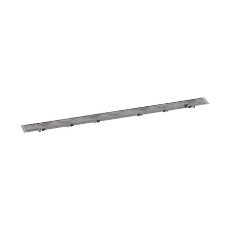 Hansgrohe RainDrain Rock Trim Flex 39 3/8" Cut to Size and Tileable in Nature Stone 56033001
