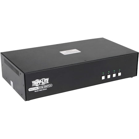 Tripp Lite Secure KVM Switch 4-Port Dual Monitor DVI + Audio NIAP PP3.0 B002-DV2A4