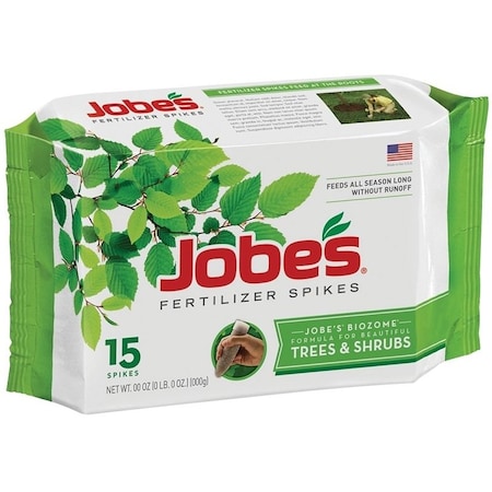 Jobes Fertilizer Pack, Spike, 15-3-3 N-P-K Ratio 01610