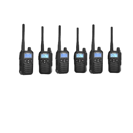 Nanfone Two Way Radio w/ Bluetooth, UHF 2W, 400-470 MHz, 6PK NF-781D (6 Pack)