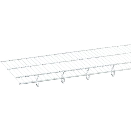 Closetmaid TotalSlide 12 ' W.x12''D. Ventilated Wire Shelf & Rod Wht 3591500