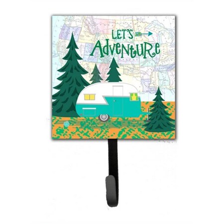 Carolines Treasures Lets Adventure Glamping Trailer Leash or Key Holder VHA3003SH4