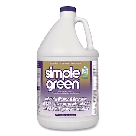 Simple Green Industrial Cleaner and Degreaser, Lavender Scent, 1 gal Bottle, 6PK 1610200600128