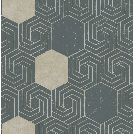 A-Street Prints Momentum Dark Green Geometric Wallpaper 2902-25545