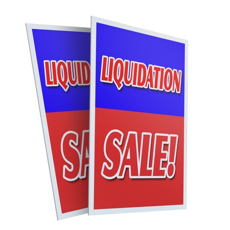 Signmission Liquidation Sale, Plastic Signs Only 24 Inch x 36 Inch, Corrugated Plastic, 2PK CSB-2436-2PACK-Liquidation Sale