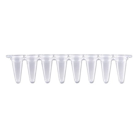 Zoro Select PCR Strip, 0.77 in Dia, Natural, PK120 P3801-Q